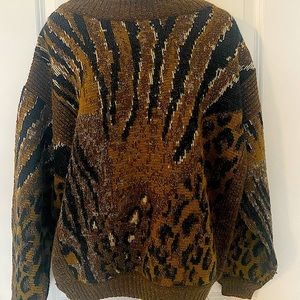 J.J.Browne Animal Print Sweater